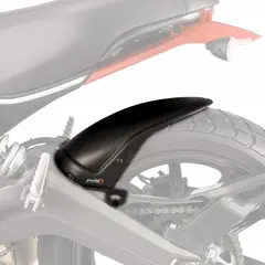 Puig Hugger | Matte Black | Ducati Scra mbler Cafe Racer 2015&gt;