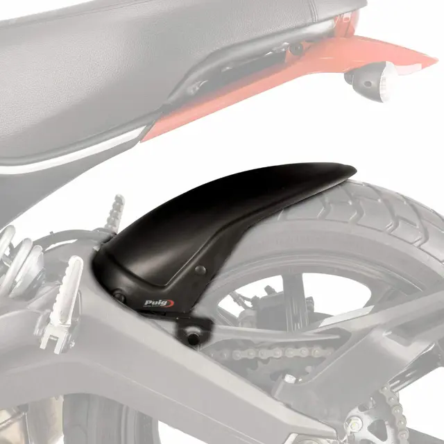 Puig Hugger | Matte Black | Ducati Scra mbler Cafe Racer 2015> 