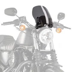 Puig Touring Screen | Dark Smoke | Harl ey Davidson Sportster 1200 Custom 2004&gt;