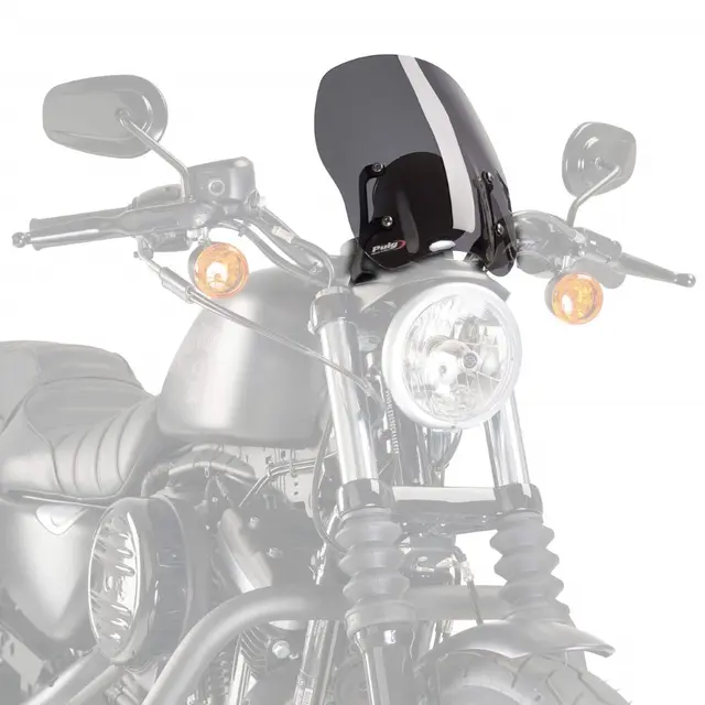 Puig Touring Screen | Dark Smoke | Harl ey Davidson Sportster 1200 Custom 2004> 