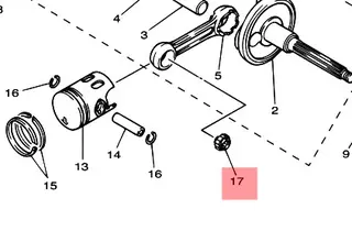 Yamaha N&#229;lelager / Kryssboltlager Bearing (27V)