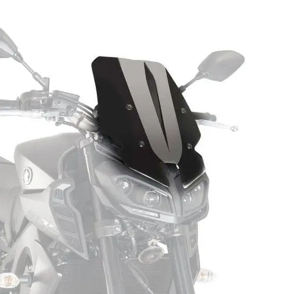 Puig Touring Screen | Black (Opaque) | Yamaha MT-09 2017>2020 
