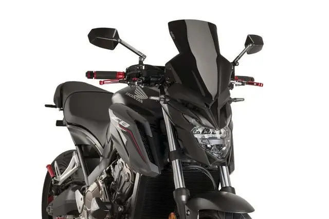 Puig Sport Screen | Black (Opaque) | Ho nda CB 650 F 2014>2020 
