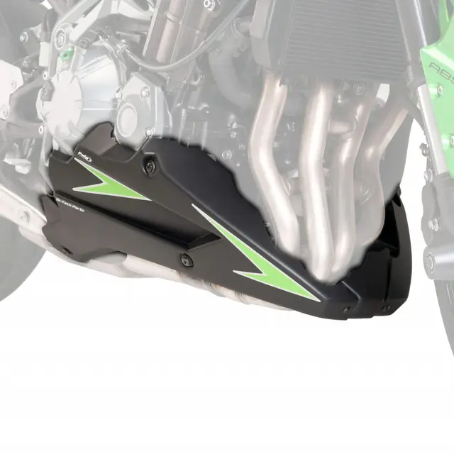 Puig Belly Pan | Matte Black | Kawasaki Z 900 2017> 