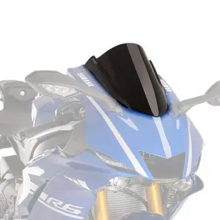 Puig Racing Screen | Black (Opaque) | Y amaha YZF-R6 2017&gt;
