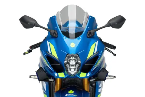 Puig Side Downforce Spoilers | Black/Gr een | Suzuki GSXR 1000 2017&gt;
