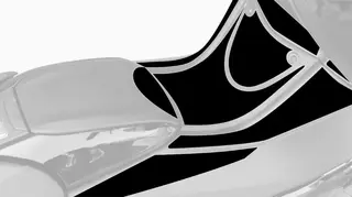 Puig Tankpad Scooter Scratch Saver | Bl ack | Yamaha T-Max 530 2017&gt;2019