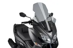 Puig Touring Screen w/ Removable Handgu ards | Light Smoke | Suzuki Burgman 400