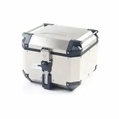 Triumph Expediton top boks Tiger 900 42L aluminium s&#248;lv