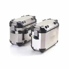 Triumph Expedition Pannier kit Tiger 900 Aluminium s&#248;lv veskesett