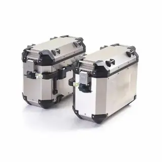 Triumph Expedition Pannier kit Tiger 900 Aluminium s&#248;lv veskesett