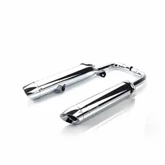 CHROME VANCE &amp; HINES SILENCER Triumph Bonneville Bobber