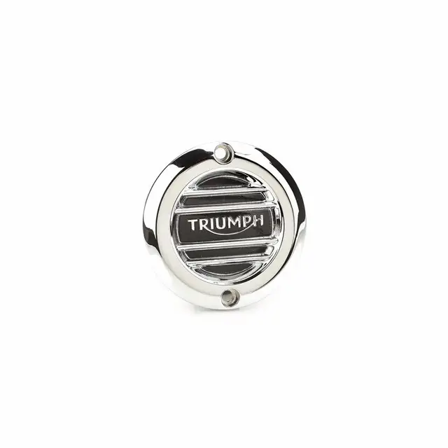 Triumph CHROME ACG BADGE - RIBBED Triumph Flere modeller 