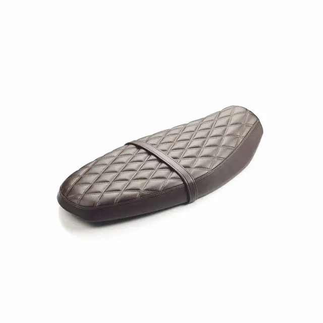 Triumph Seat Assembly, Quilted, Brown Speed Twin 
