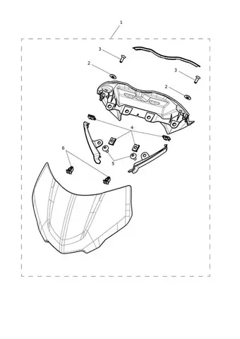 TRIUMPH Flyscreen Vindskjerm Cosmic Yellow