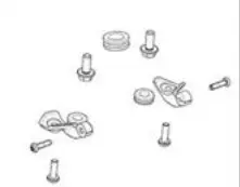 Triumph OEM T&#229;kelys flyttesett &quot;Fog Light Conversion Kit&quot;