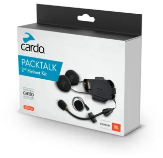 Cardo 2nd Helmet Kit JBL Packtalk/Bold/Black 40mm JBL H&#248;yttalere