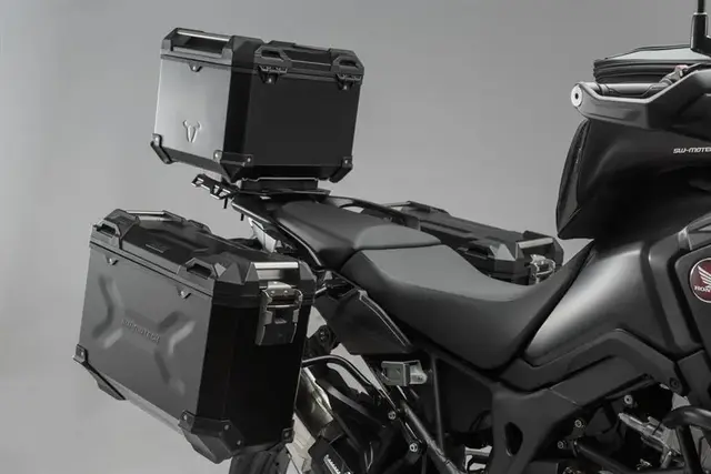 Sw-Motech Adventure Bagasjesett Sort TRAX ADV Sidevesker Og Toppboks 