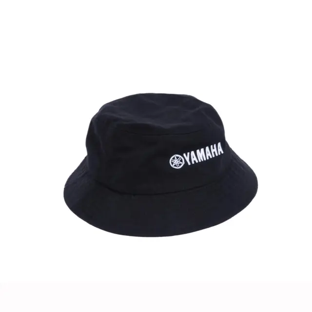 Yamaha Paddock Bøttehatt Sort Klassisk bucket hat med Yamaha-design 
