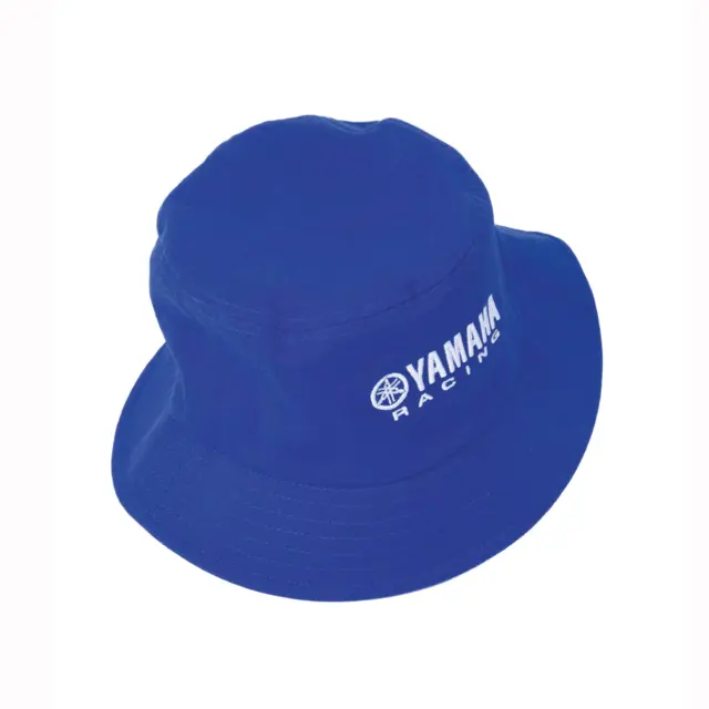 Yamaha Paddock Bøttehatt Blå Klassisk bucket hat med Yamaha-design 