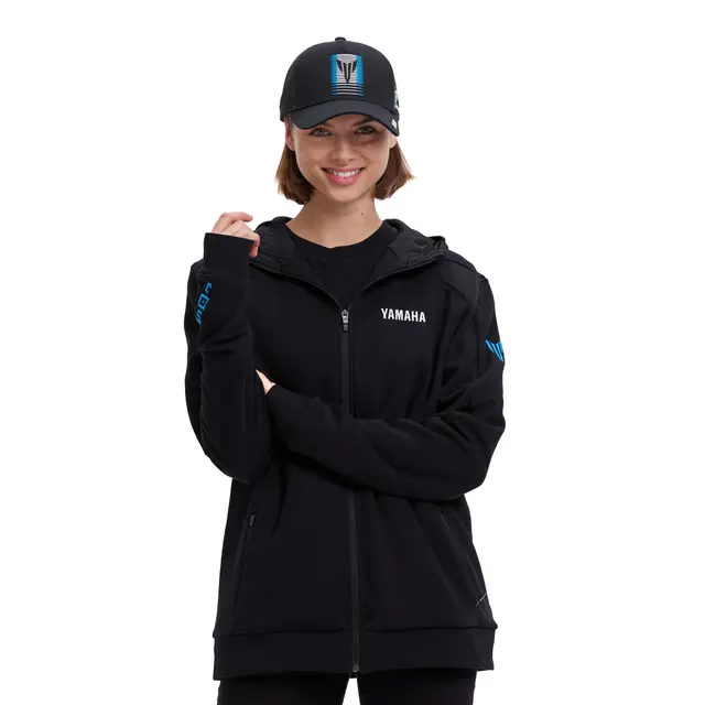 Yamaha Hoodie M Sort Unisex 