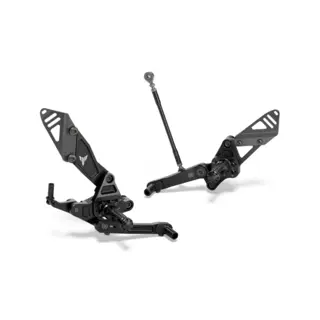 MT-07 Rearset / Fothvilere Sett som gjør det mulig å endre posisjon