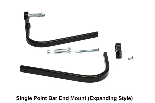 BarkBusters Universal Hardware Kits Single Point Bar End Mount (Expanding) 