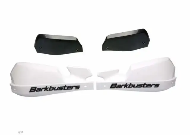 Barkbusters VPS Plast Hvit med svart skrift 