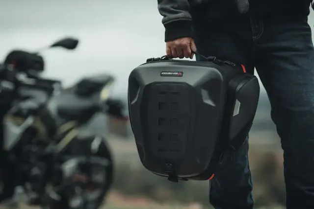 Sw-Motech Pro Rearbag Tail Bag 22-34L. Ballistic Nylon. Sort/Antracit 