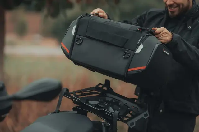 Sw-Motech Pro Rackpack Tail Bag 32-42L. Ballistic Nylon. Black/Anthracit 