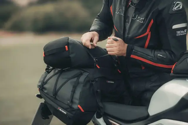 Sw-Motech Pro Teltbag - Tail Bag 18L. Ballistic Nylon. Sort/grå 