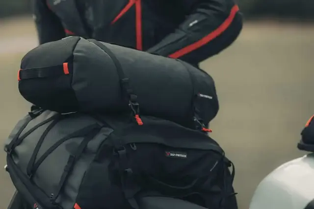 Sw-Motech Pro Teltbag - Tail Bag 18L. Ballistic Nylon. Sort/grå 