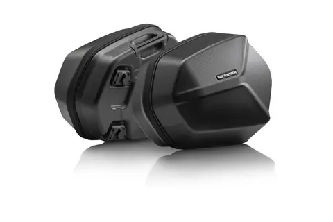 Sw-Motech AERO ABS side case set 2x 25 l. ABS plastic. Black.