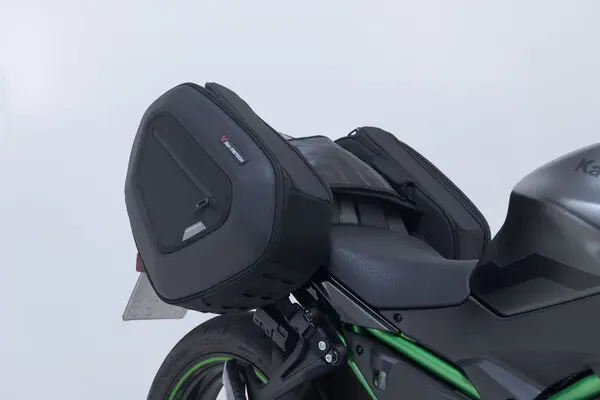 SW-Motech PRO BLAZE H saddlebag. Svart Kawasaki Z650/Ninja 650 (16-). 
