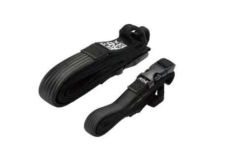 Sw-Motech ROK straps 2 adjustable straps. Black. 310-1060 mm.