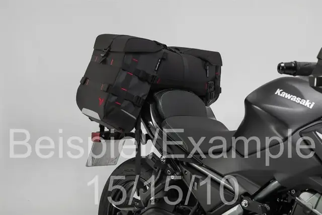 Sw-Motech SysBag 15/15/10 set Black/Anthracite. Incl. lashing straps. 