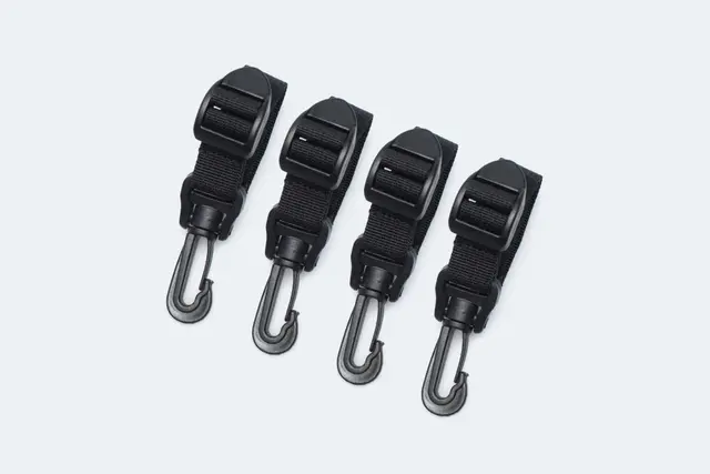 Sw-Motech Strap set Slipstream Width: 20 mm. Length: 2x 37 cm and 2x 70 