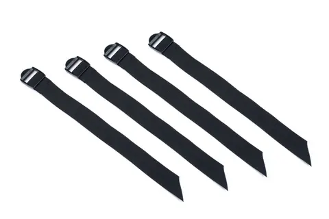 Sw-Motech Strap set for TRAX expansion b 4 straps. 30x350 mm. With slip-lock.