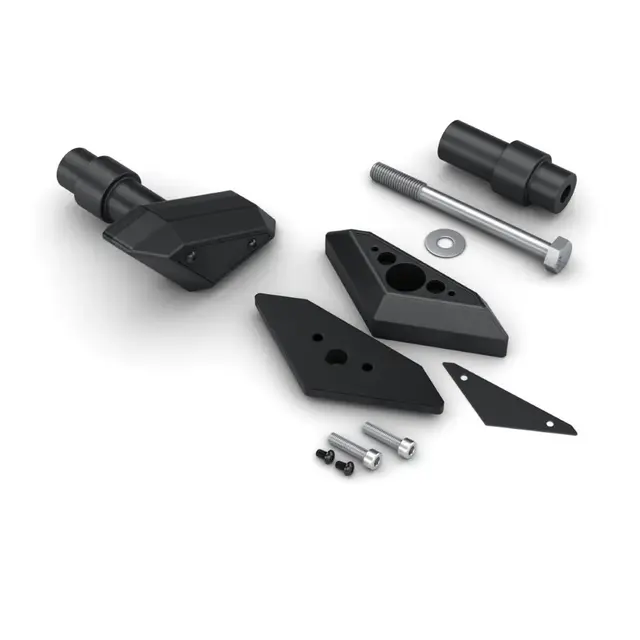 Yamaha Frame Sliders, Sidevern Sort - Yamaha R7 2022 