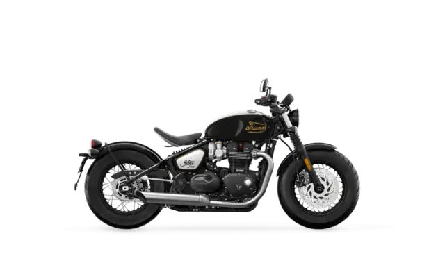 Triumph Bonneville Bobber 2025 Matt Graphite/Matt Baja Orange 