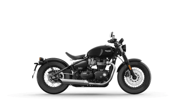 Triumph Bonneville Bobber 2025 Matt Graphite/Matt Baja Orange 