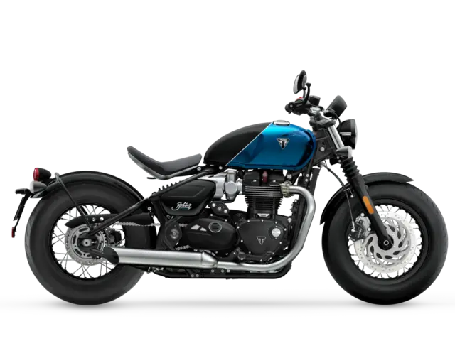 Triumph Bonneville Bobber 2026 INTERSTELLAR BLUE / SAPPHIRE BLACK 