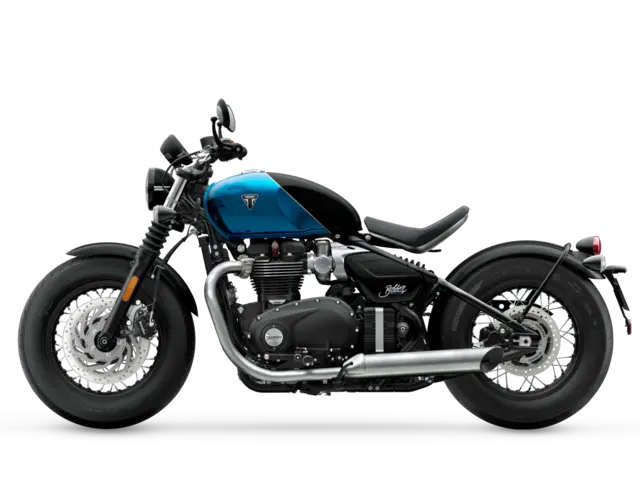 Triumph Bonneville Bobber 2026 INTERSTELLAR BLUE / SAPPHIRE BLACK 