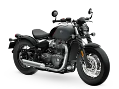 Triumph Bonneville Bobber 2026 SATIN MINERAL GREY/SATIN SAPPHIRE BLACK