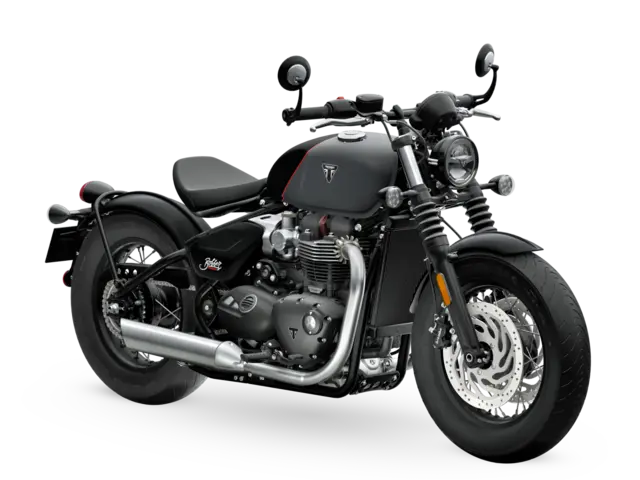 Triumph Bonneville Bobber 2026 SATIN MINERAL GREY/SATIN SAPPHIRE BLACK 