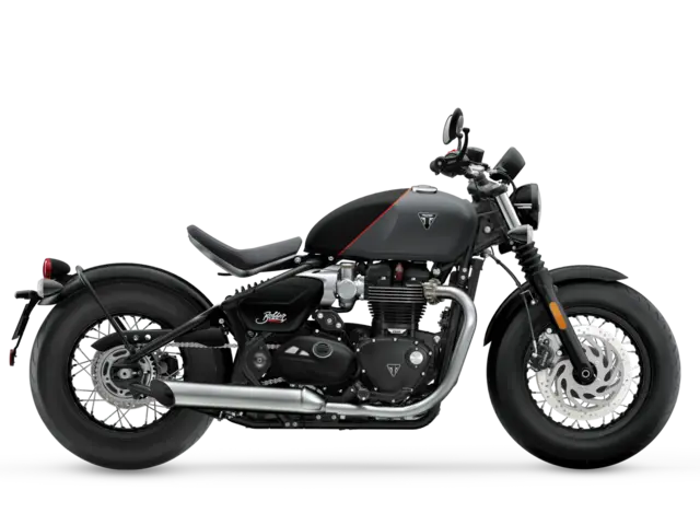 Triumph Bonneville Bobber 2026 SATIN MINERAL GREY/SATIN SAPPHIRE BLACK 