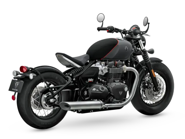 Triumph Bonneville Bobber 2026 SATIN MINERAL GREY/SATIN SAPPHIRE BLACK 