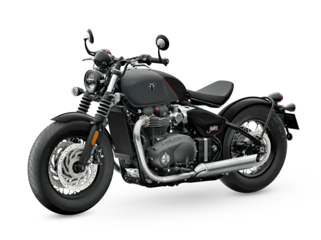 Triumph Bonneville Bobber 2026 SATIN MINERAL GREY/SATIN SAPPHIRE BLACK 