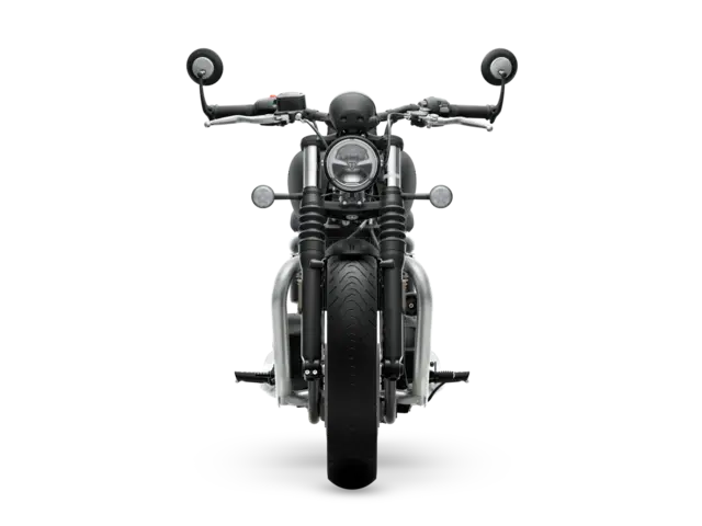 Triumph Bonneville Bobber 2026 SATIN MINERAL GREY/SATIN SAPPHIRE BLACK 