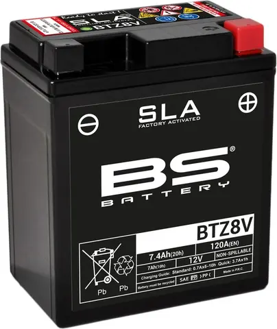 BS Battery BTZ8V  (FA) SLA 120 cca